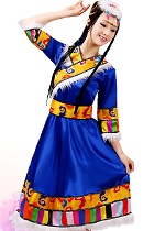 Chinese Ethnic Dancing Costume - Zang Zu (Tibetan)